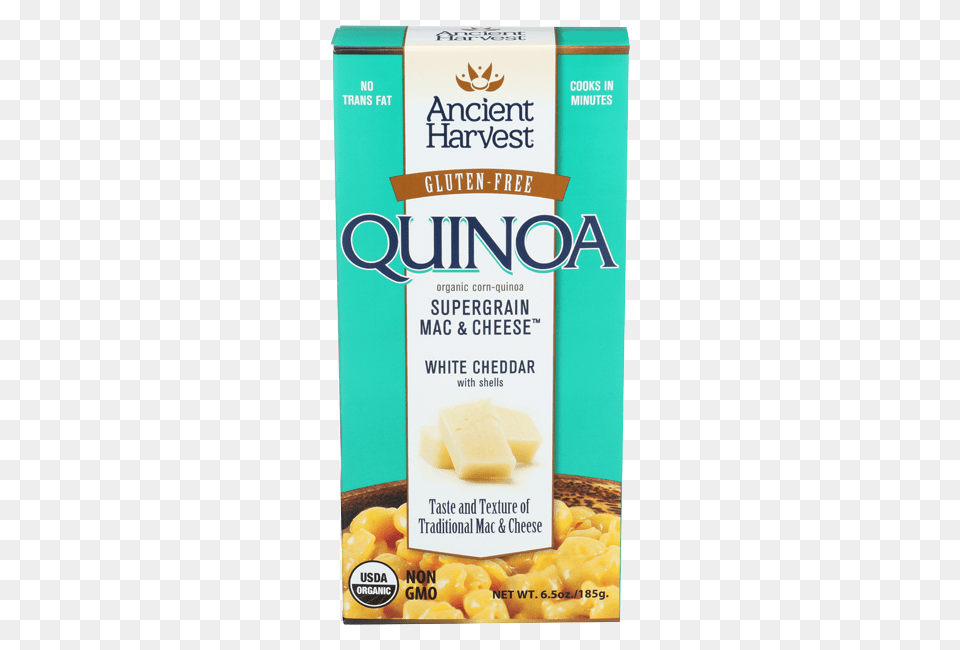 Ancient Harvest Quinoa Supergrain Mac Amp Cheese White Cheddar, Food, Macaroni, Pasta Free Png