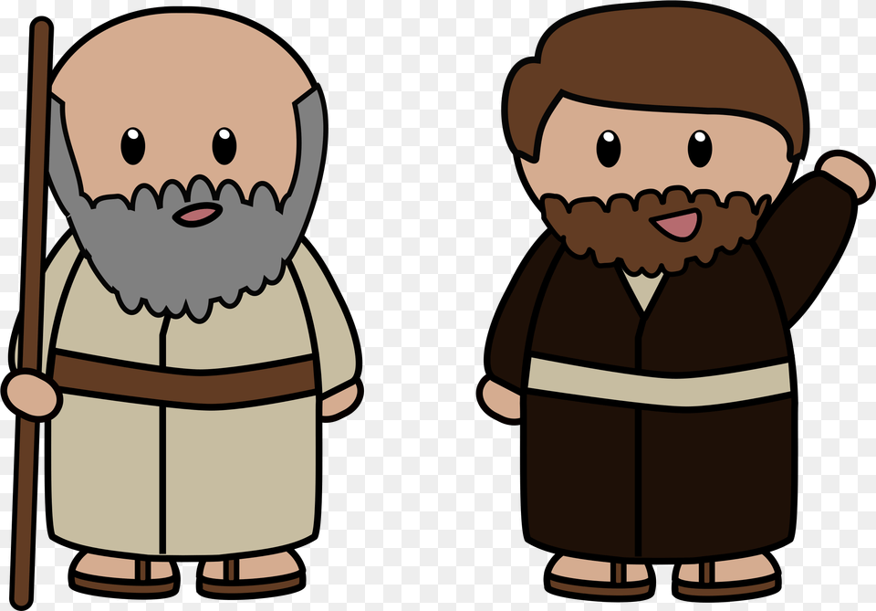 Ancient Man Cliparts 14 2400 X 1671 Webcomicmsnet Cartoon Bible People, Baby, Person, Face, Head Free Png Download