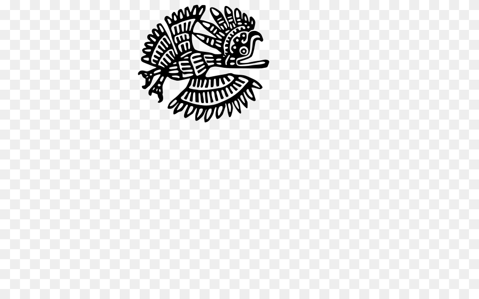 Ancient Mexico Motif, Gray Free Transparent Png