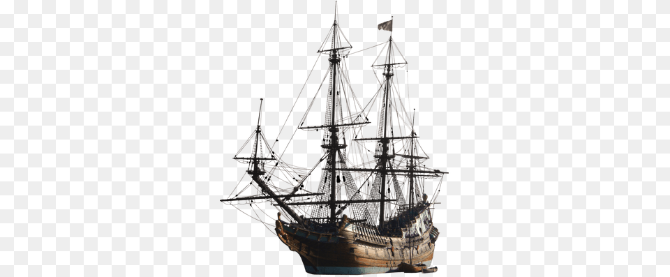 Ancient Sailing Ship Batavia Ship, Boat, Sailboat, Transportation, Vehicle Png