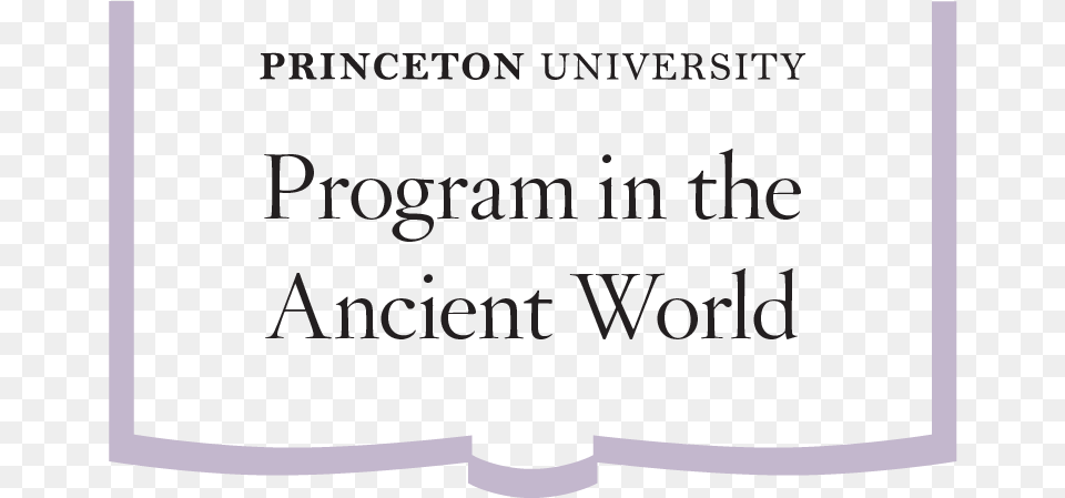 Ancient World Logo Princeton University, Blackboard, Text, Book, Publication Free Transparent Png