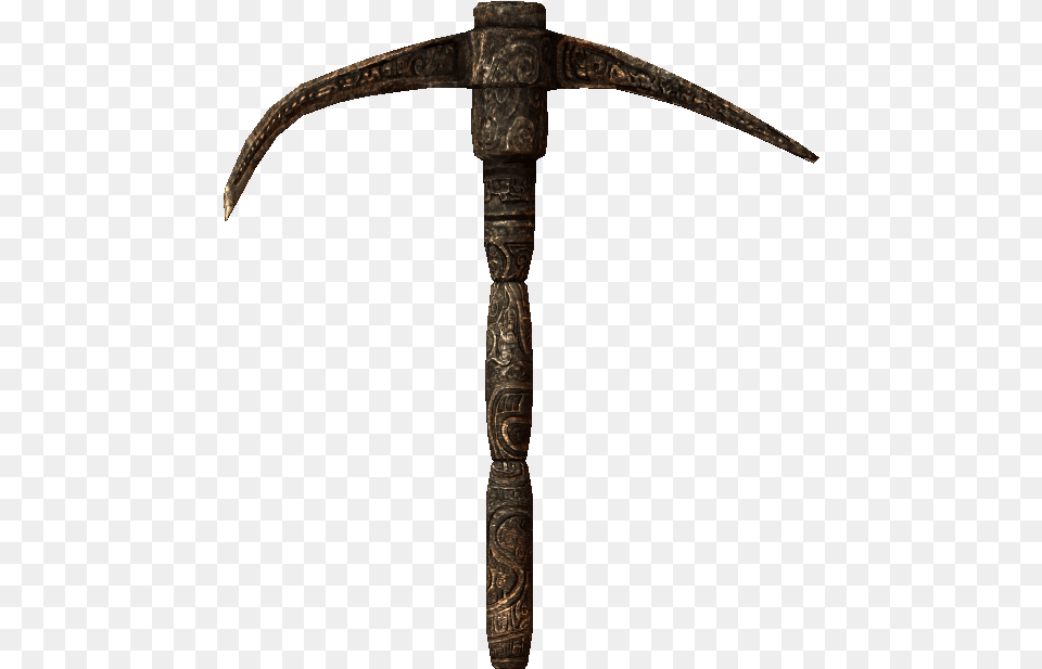 Ancientnordicpickaxe Skyrim Ancient Nordic Pickaxe, Sword, Weapon, Device, Mattock Free Png Download