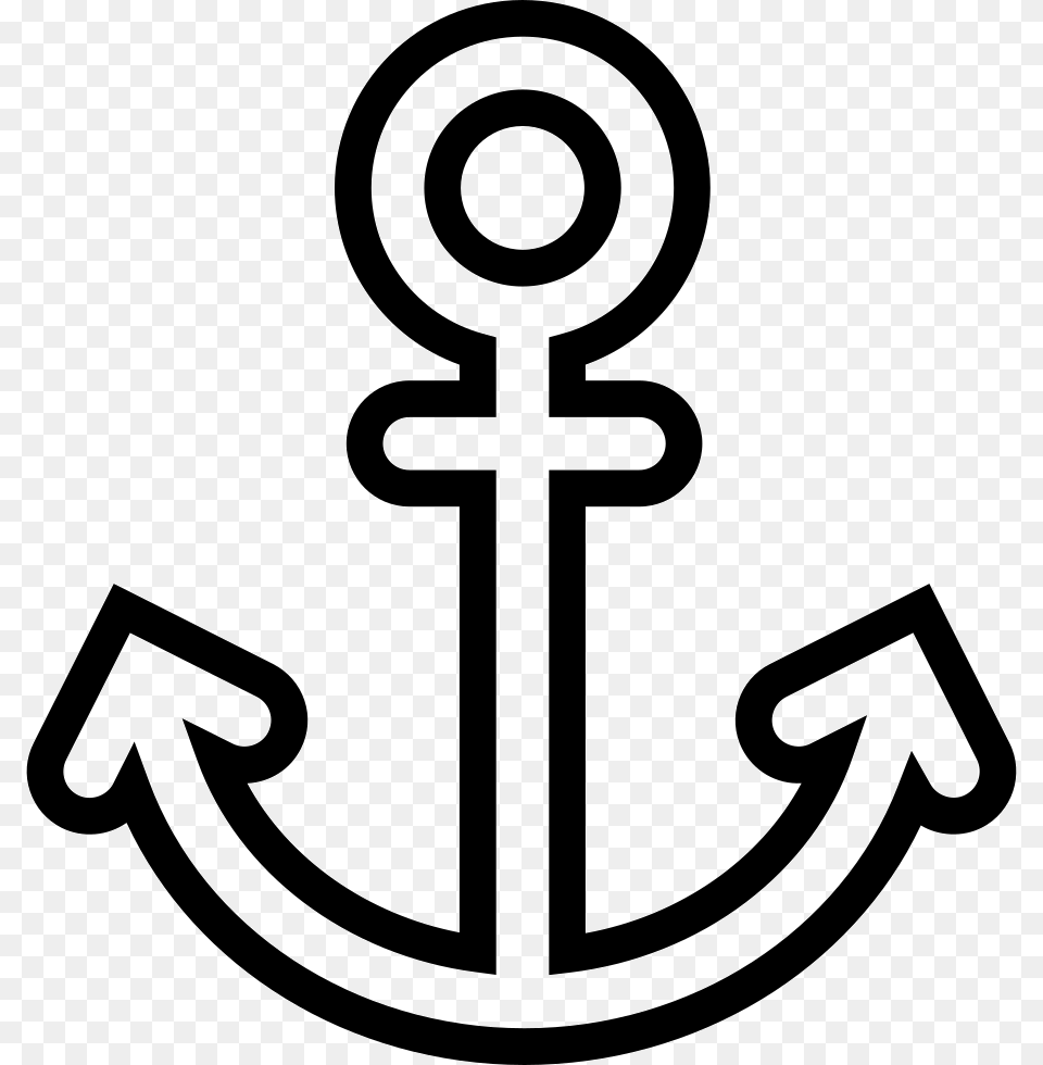 Ancla Blanca Vector Sailor Icon, Electronics, Hardware, Hook, Anchor Png