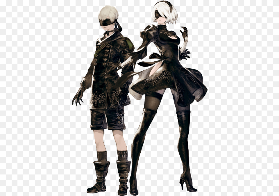 And 2b Nier Automata Transparent, Adult, Publication, Person, Woman Png