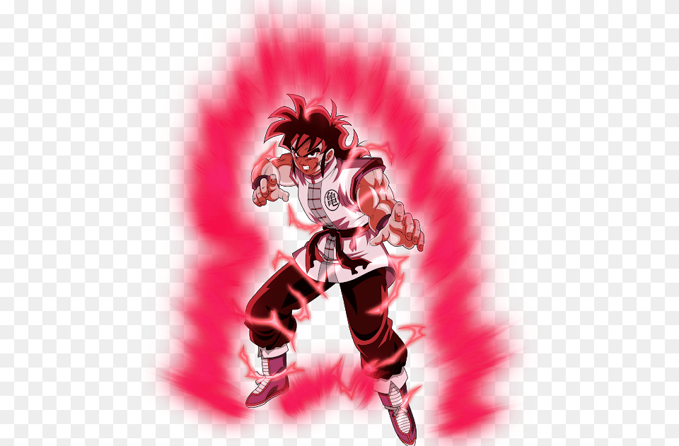 And Another One This One Of Super Kaioken Yamcha Humans Kaioken, Person, Book, Comics, Publication Free Transparent Png