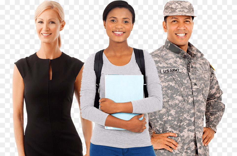 And Anyone Looking To Continue Their Education For Military, Adult, Sleeve, Person, Woman Png