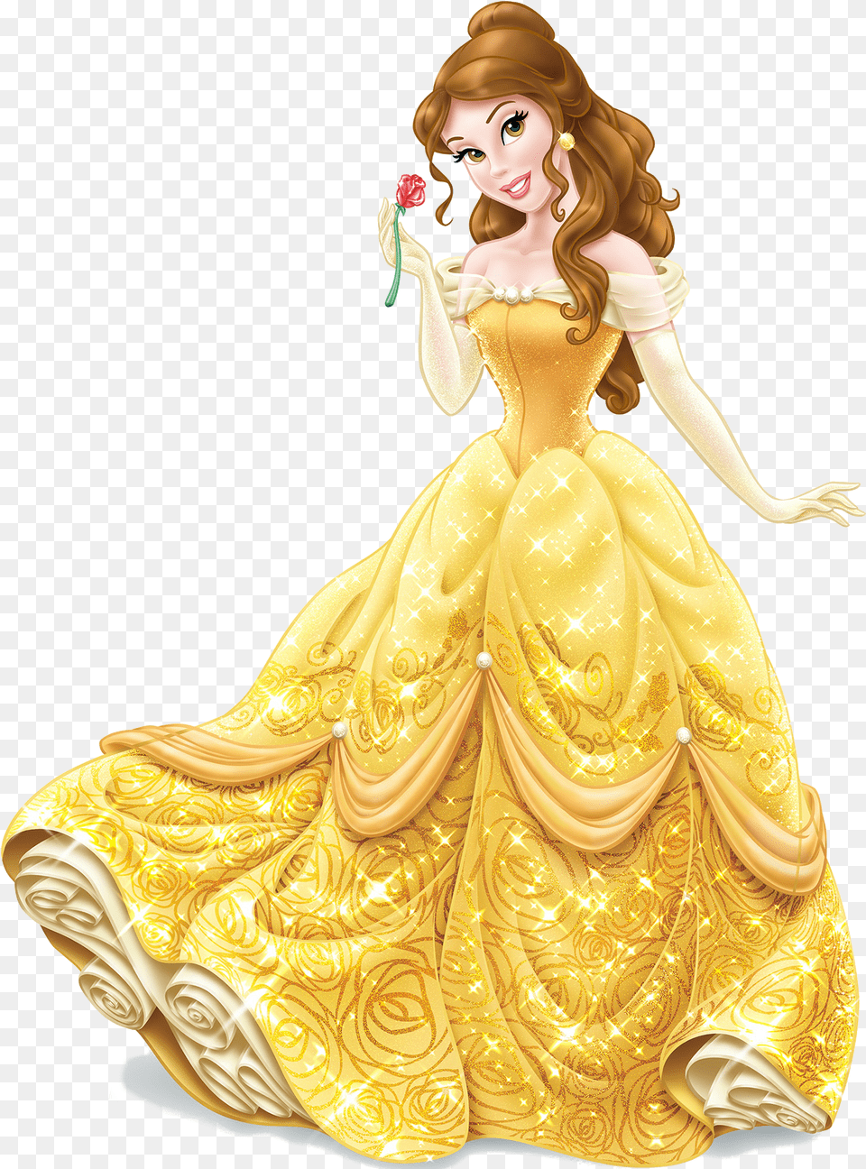 And Beauty Ariel Belle Cinderella Jasmine Beast Clipart Disney Princess Belle Png Image