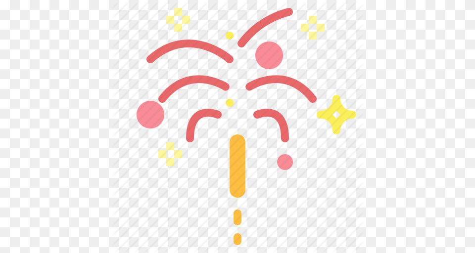 And Birthday Celebration Fireworks Party Rocket Icon, Art, Graphics Png Image