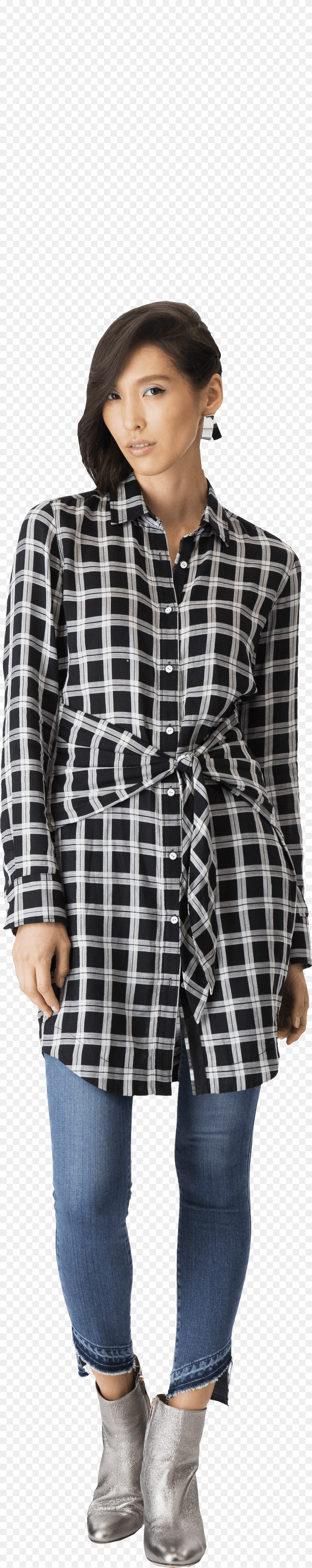 And Bloomingdale39s Create Shoppable Online Fashion Plaid, Clothing, Sleeve, Shirt, Pants Free Png Download