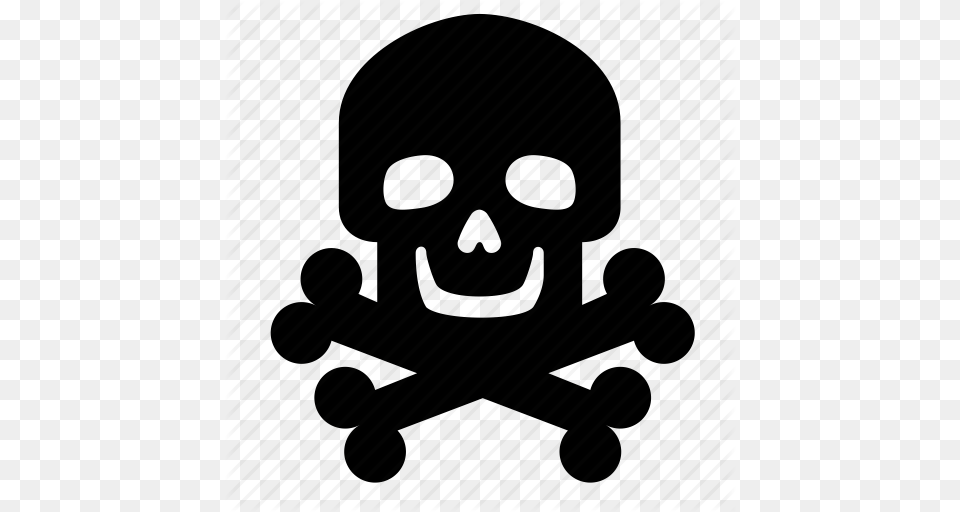 And Bones Jolly Roger Skeleton Skull Icon Free Png