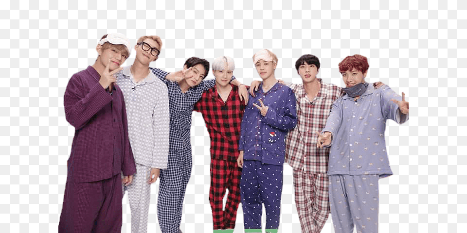 And Bts Image Bts Run Ep 31 Behind The Scene, Clothing, Pajamas, Adult, Male Free Png