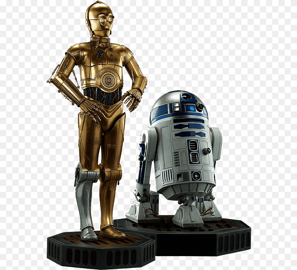 And C3po, Robot, Adult, Male, Man Png Image