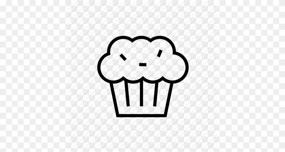 And Cake Cupcake Dessert Food Kitchen Muffin Outline Icon, Body Part, Hand, Person, Cream Free Transparent Png
