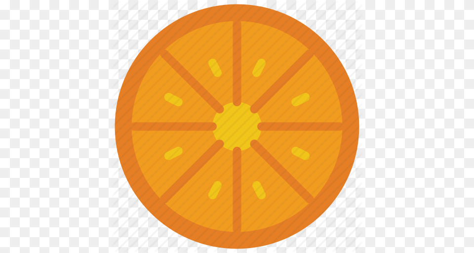 And Drink Food Fruit Orange Slice Icon, Citrus Fruit, Produce, Plant, Nature Png