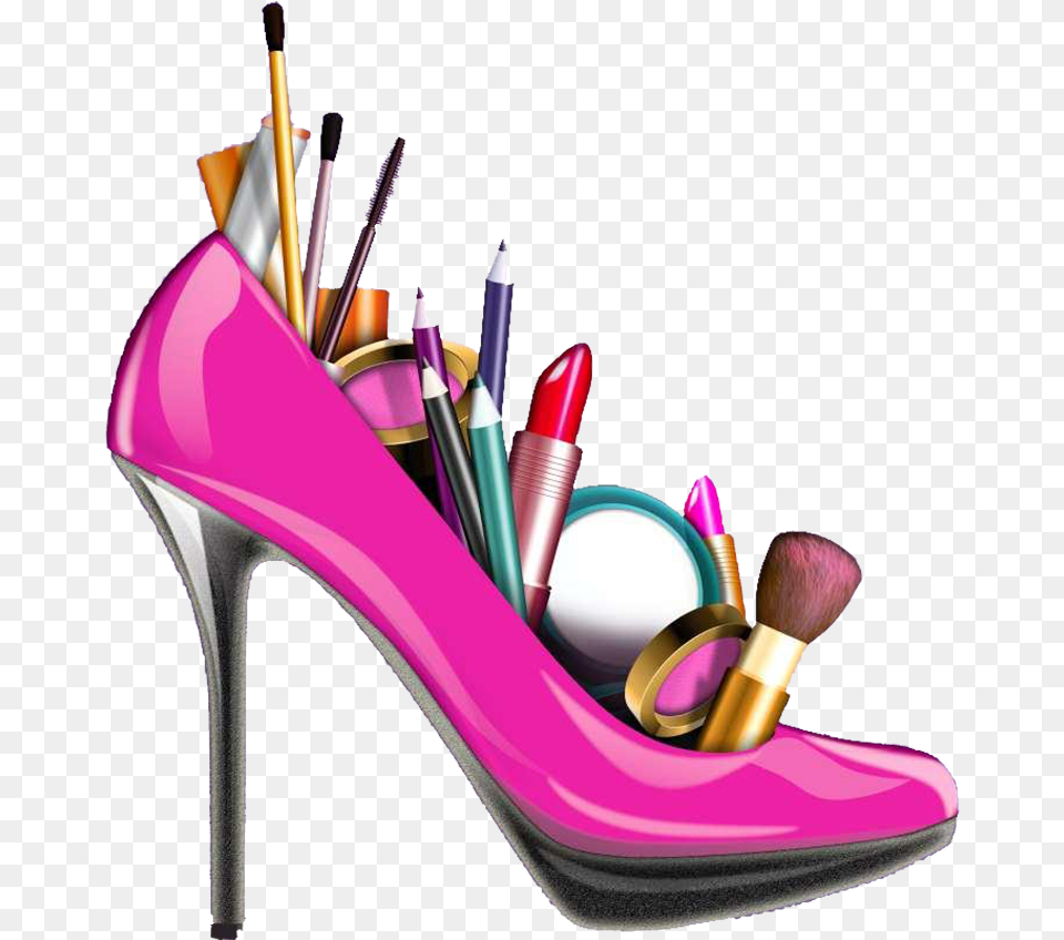 And Fashion Shoes Wallpaper Illustration Mac Cosmetics Stiletto Clipart, Clothing, Footwear, High Heel, Shoe Free Png Download