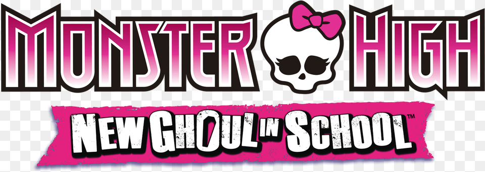 And Genuinely Feel As If They Have Stepped Into Their Monster High New Ghoul In School Logo, Sticker, Purple, Baby, Person Png Image