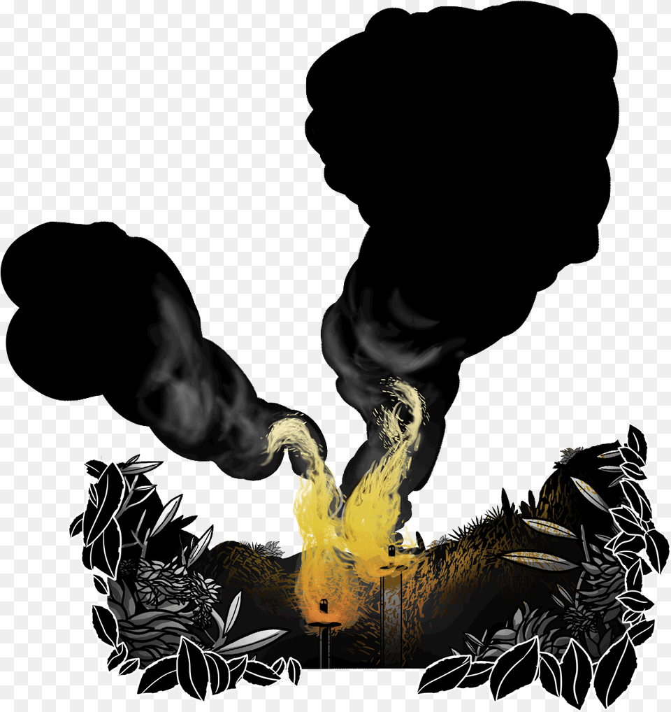 And How It Transformed This Area Into One Of The Most Illustration, Smoke, Person, Adult, Female Free Png Download