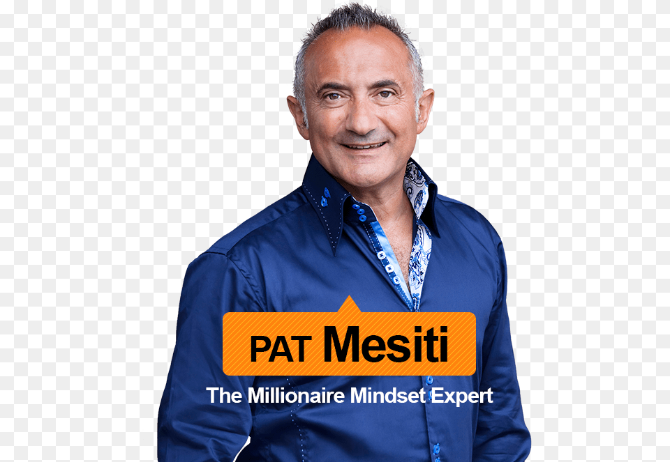 And How You Can Use This Secret To Create Massive Positive Pat Mesiti, Adult, Person, Man, Male Png