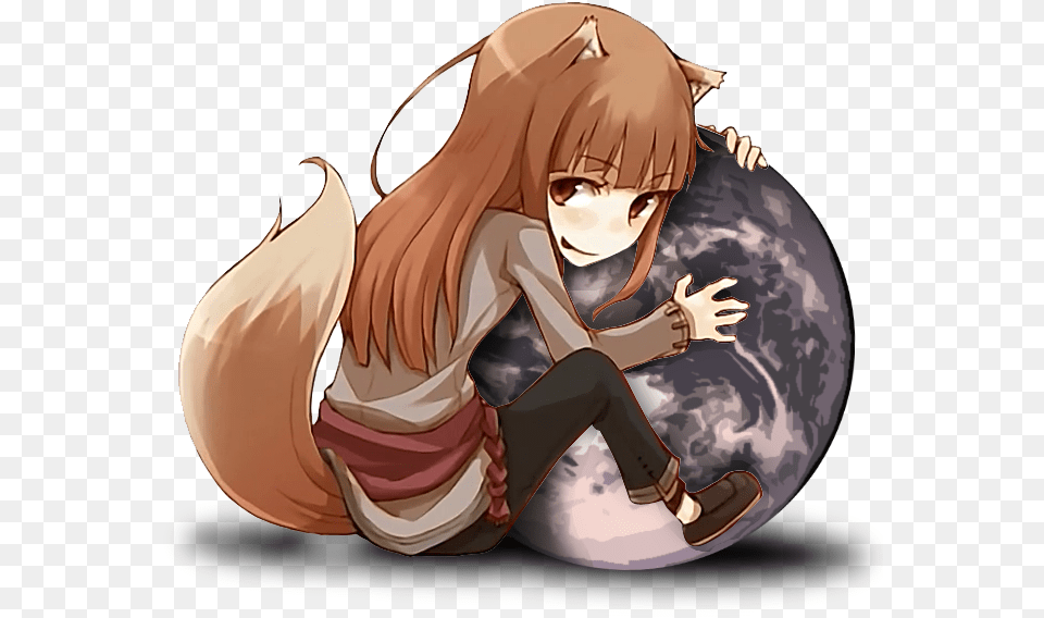 And Lastly My Mozilla Firefox Shortcut Icon Spice And Wolf Icon, Book, Comics, Publication, Anime Free Png