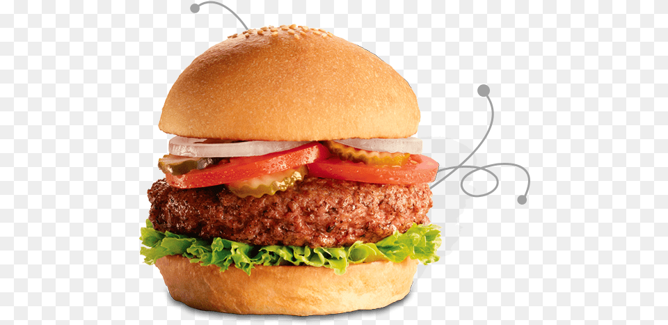And Pattied Daily In Our Butcher Shop Charbroiled Fuddruckers, Burger, Food Free Png Download