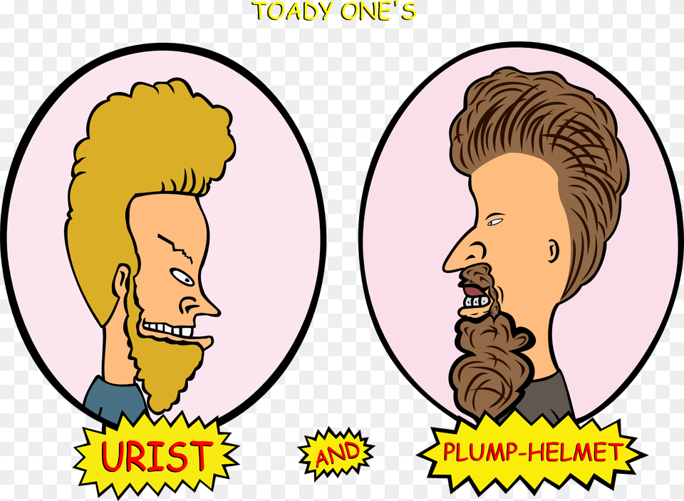 And Plump Helmet Beavis And Butthead Transparent, Food, Person, Ice Cream, Cream Png Image