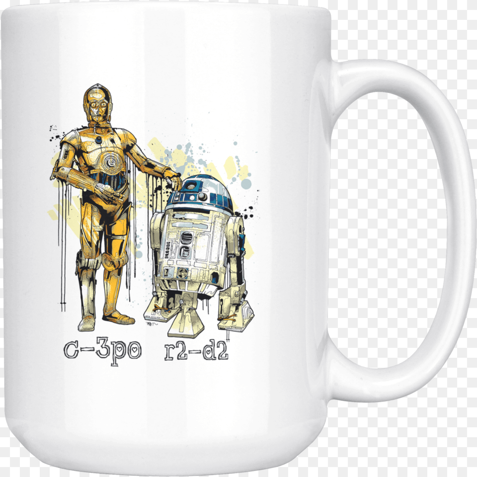 And R2d2 Watercolor Mug Star Wars R2d2 Star Wars Watercolor, Cup, Person, Man, Male Png