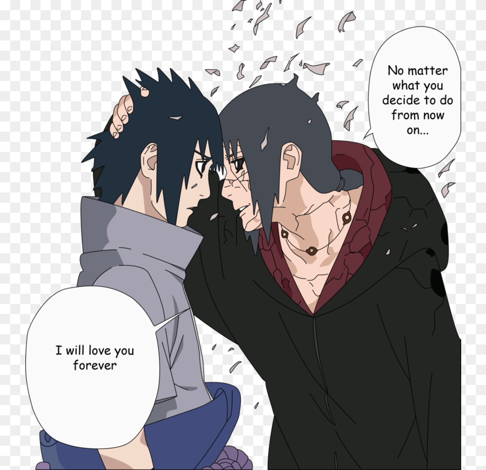 And Sasuke Render By Sad Itachi And Sasuke, Book, Comics, Publication, Adult Free Png