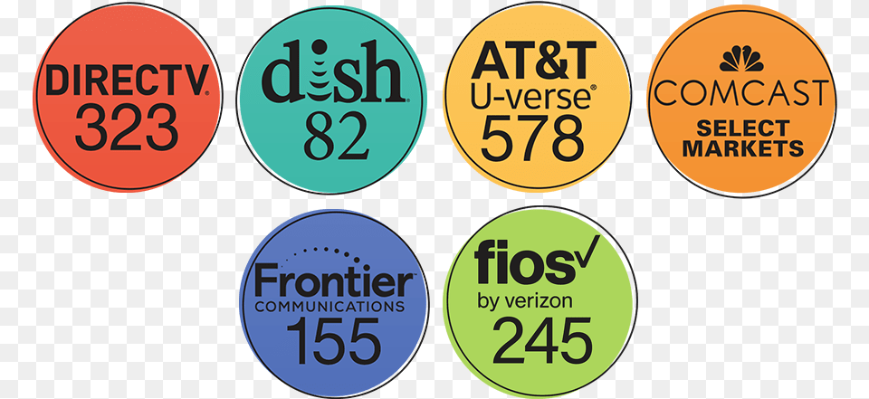 And Select Comcast Markets Dish Network, Symbol, Logo, Text, Number Free Transparent Png