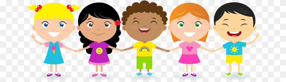 And Share Clipart About Children Holding Hands Cartoon Kids Holding Hands, Baby, People, Person, Doll Free Png