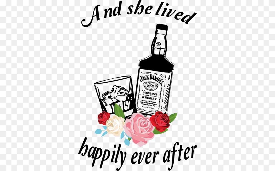 And She Lived Happily Ever After Jack Albb Blanks, Rose, Plant, Flower, Graphics Free Png Download