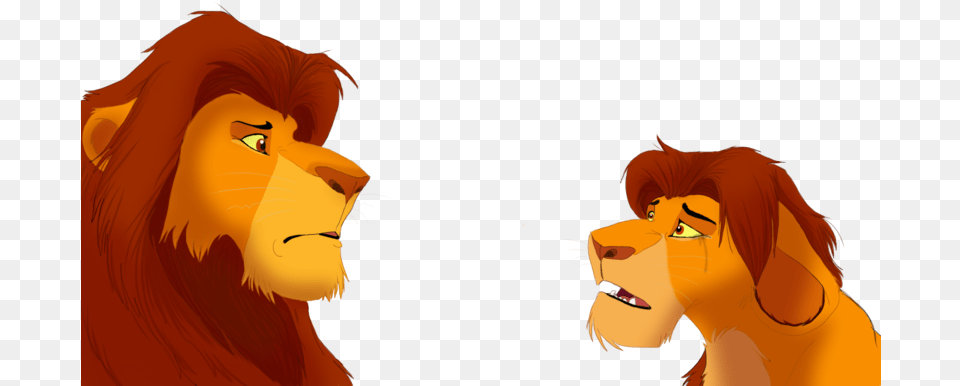 And Simba By Britthyatt Adult Simba And Mufasa, Person, Woman, Female, Head Png