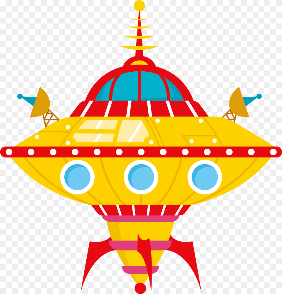 And Spaceships How Fun Alien House Clipart, Aircraft, Transportation, Vehicle, Lighting Png Image