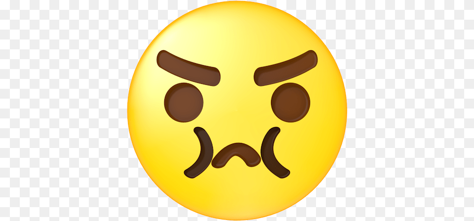 And Sulk Angry Emoji Emoticons Sulking Face Emoji, Nature, Outdoors, Sky, Astronomy Png Image