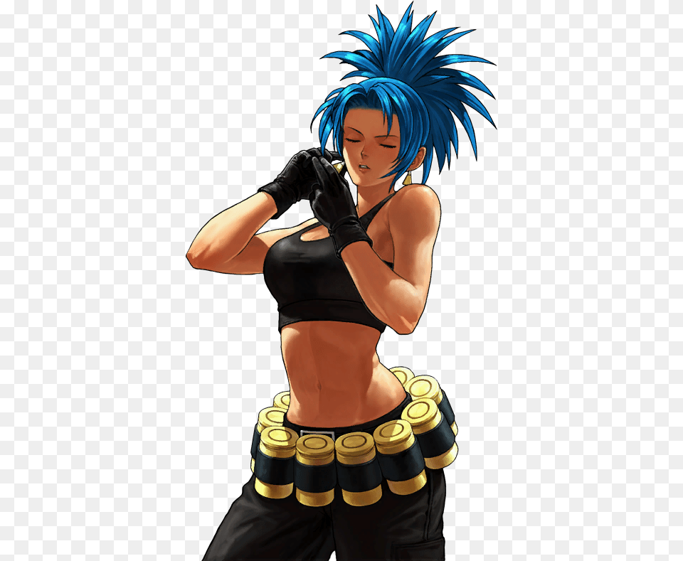 And Terry Bogard Leona Heidern, Book, Clothing, Comics, Publication Png Image