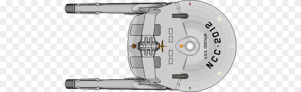 And The U Star Trek Ship Top Down, Coil, Machine, Rotor, Spiral Free Png