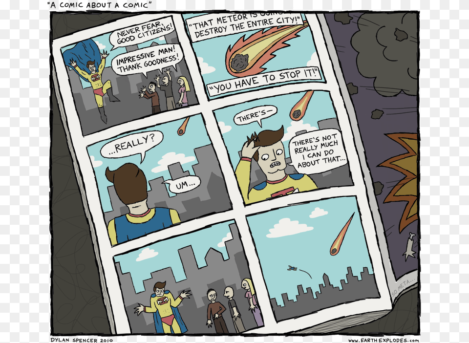 And Then The Earth Explodes Cartoon, Book, Comics, Publication, Baby Png