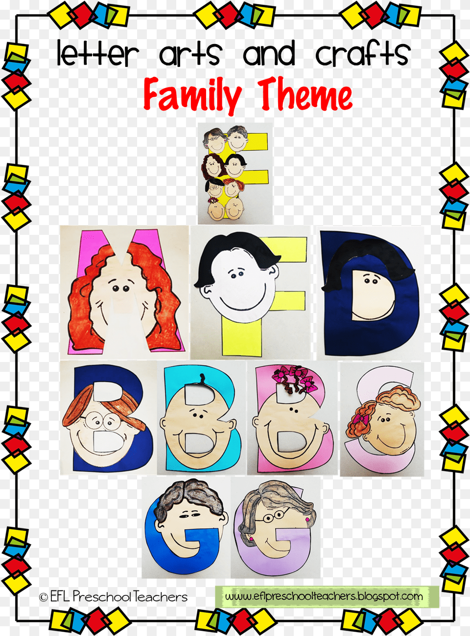 And There Is The Letter Arts And Crafts For The Family Arts And Crafts About Family, Book, Comics, Publication, Baby Png Image