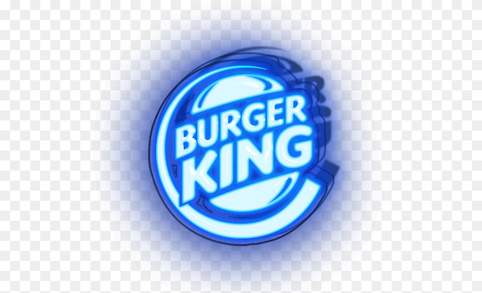 And They Do So Because Our Restaurants Are Known For Burger King Blue Logo, Light, Plate, Neon Free Transparent Png