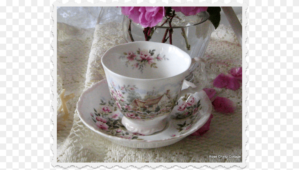 And This Is A Vintage Bavaria Schumann Cup Sitting Cup, Saucer Png