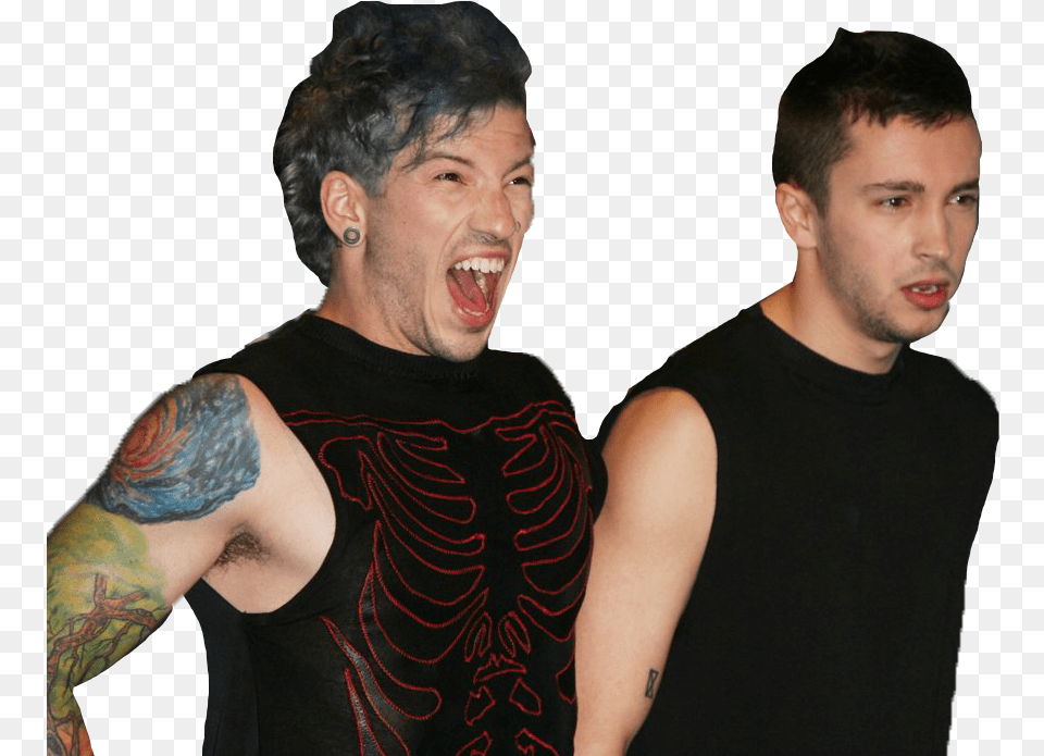 And Twenty One Pilots, Tattoo, T-shirt, Skin, Person Png