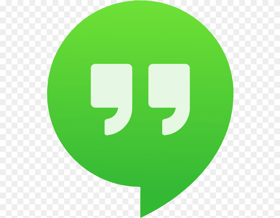 And Video Calls In Gmail Hangout, Green, Symbol, Disk, Text Png