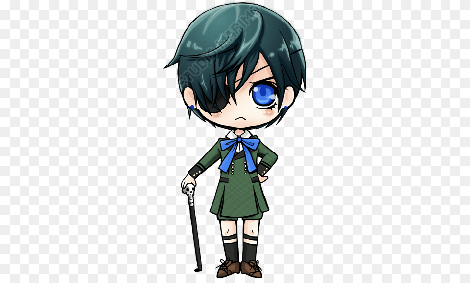 And Welcome To The Black Butler Roleplay Ciel Black Butler Chibi, Book, Comics, Publication, Adult Free Png Download