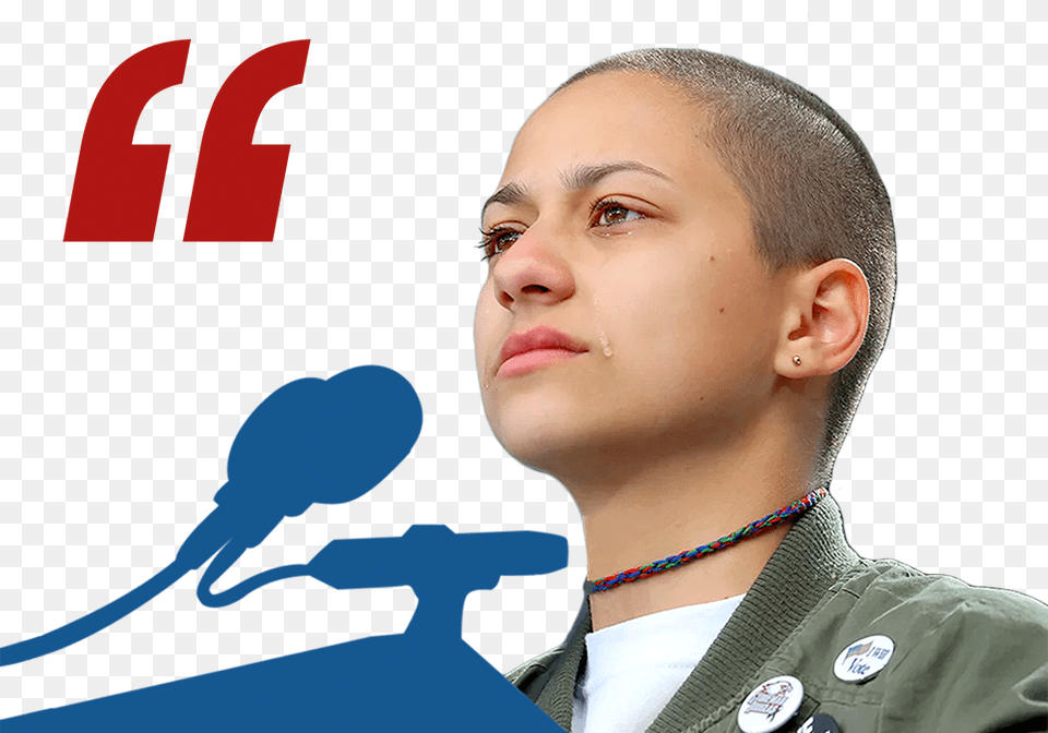 And Why We Need To Talk About Angry Activists Emma Gonzalez Transparent, Person, Neck, Head, Face Free Png Download