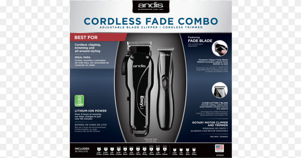 Andis Combo, Bottle, Advertisement, Weapon, Blade Free Transparent Png