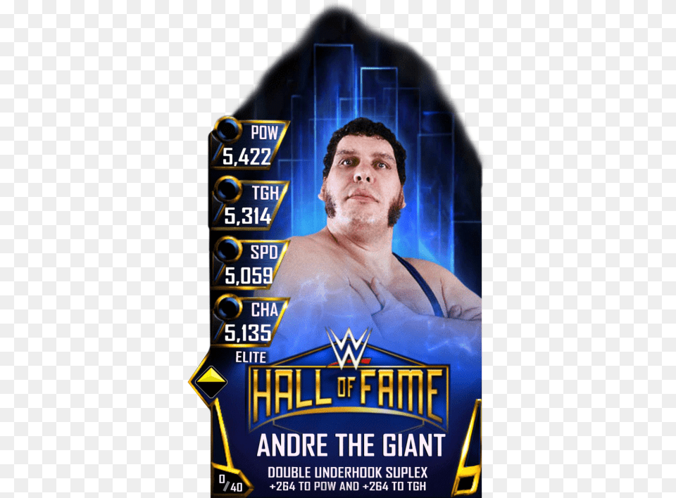 Andre The Giant, Advertisement, Poster, Adult, Male Free Png Download