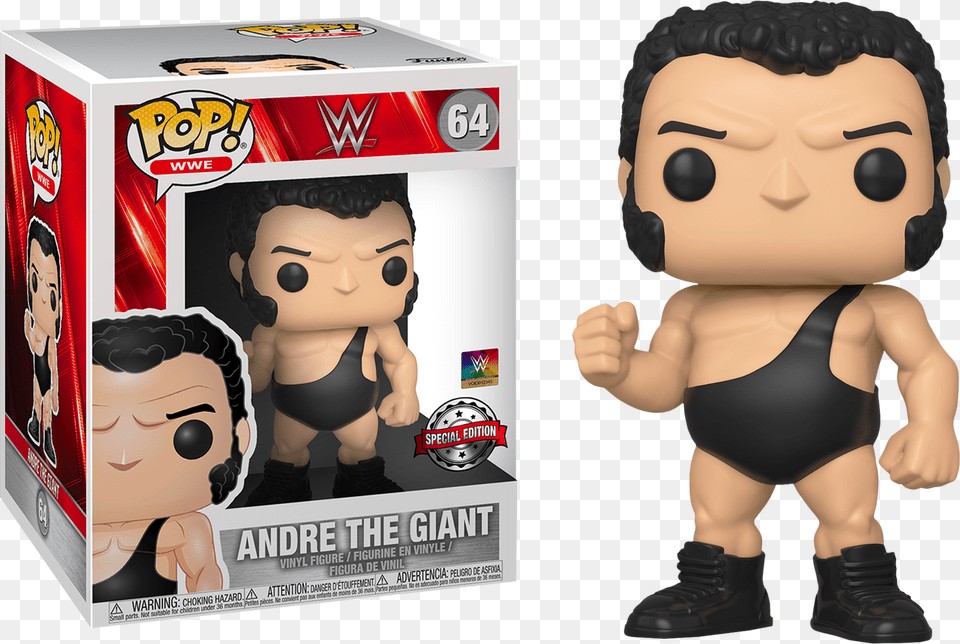 Andre The Giant Andre The Giant Wwe Pop, Adult, Person, Female, Woman Free Png Download