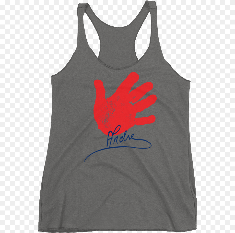 Andre The Giant Handprint Signature Living My Life Like It39s Golden Shirt, Clothing, Tank Top, Person, Glove Free Png Download