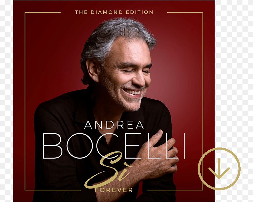 Andrea Bocelli Si Forever Diamond Edition, Adult, Person, Man, Male Free Png Download