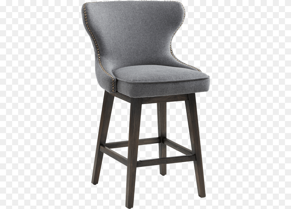 Andrea Dark Grey Swivel Counter Stool For 950 Grey Swivel Bar Stools With Backs, Furniture, Chair Png