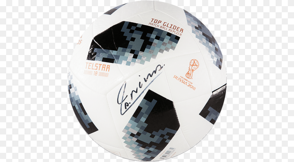 Andres Iniesta Signed 2018 Fifa World Cup Telstar 18 Football Football Fifa 2018, Ball, Soccer, Soccer Ball, Sport Free Png